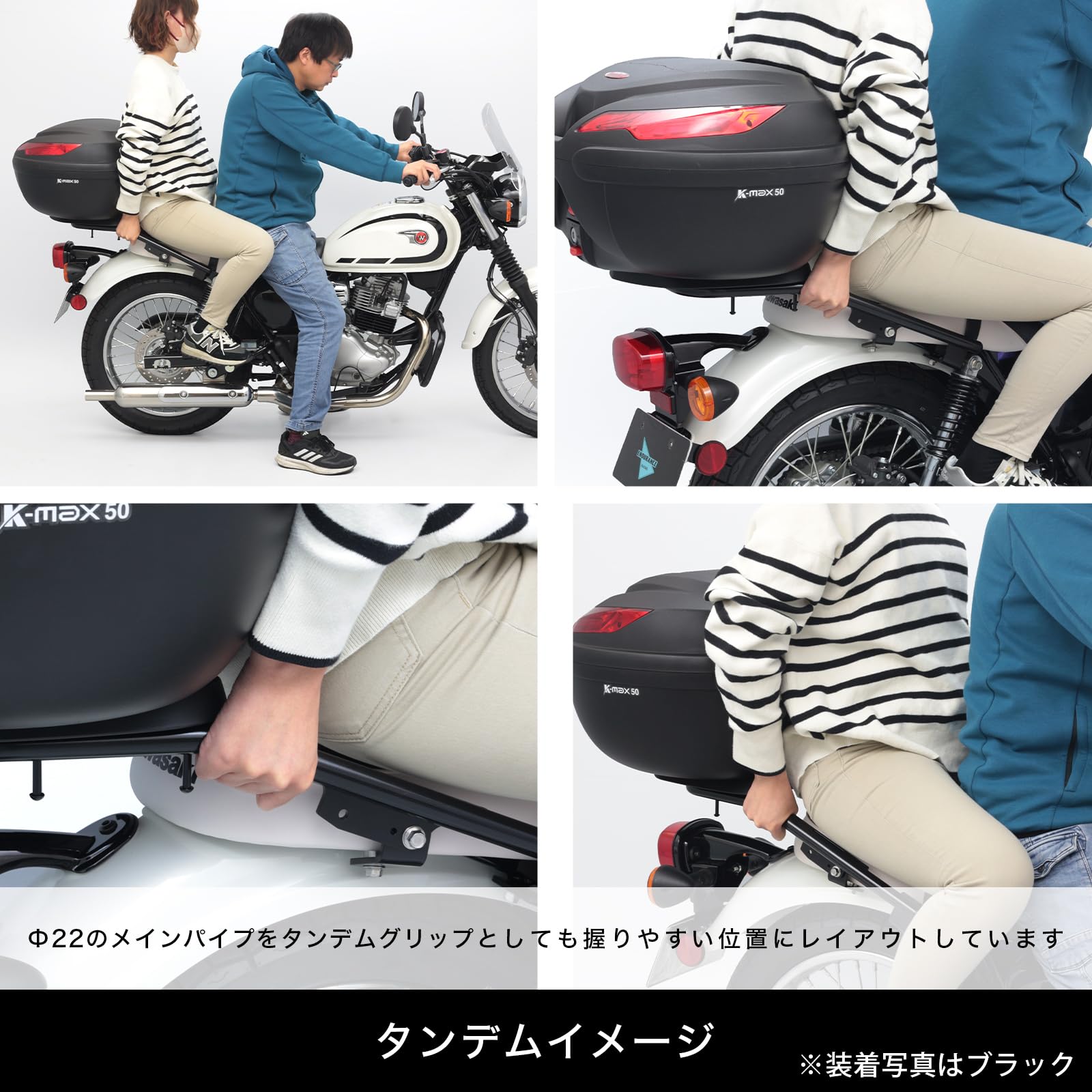Amazon | エンデュランス (ENDURANCE) バイク リア キャリア メッキ